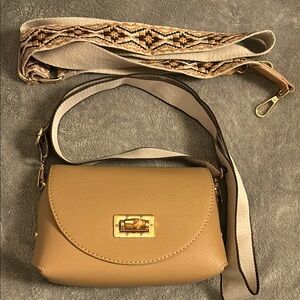Vegan Leather Crossbody Bag